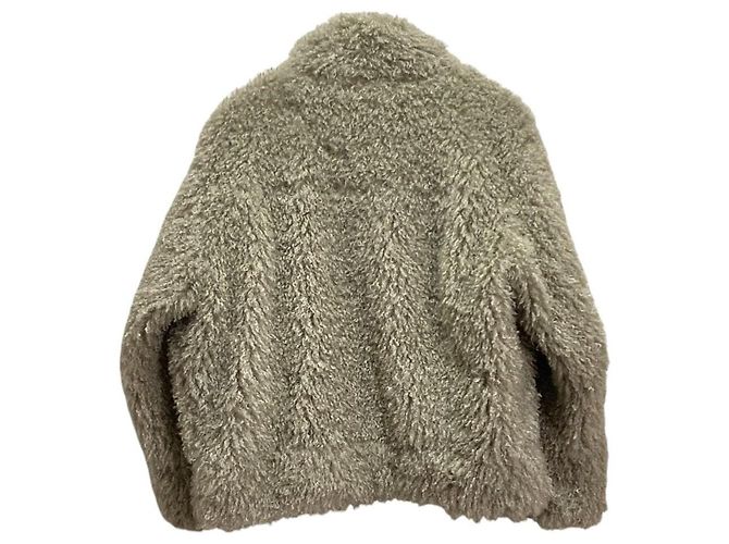 Autre Marque Chaqueta de Piel Ecológica Mystrada Beige - vista 2