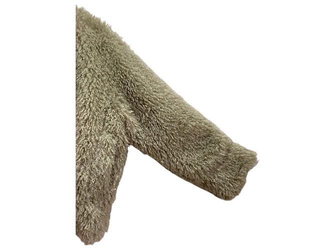 Autre Marque Chaqueta de Piel Ecológica Mystrada Beige - vista 3