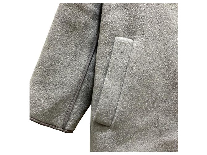 Theory Project WOOL DOUBLE Reversible Coat Brown - view 3