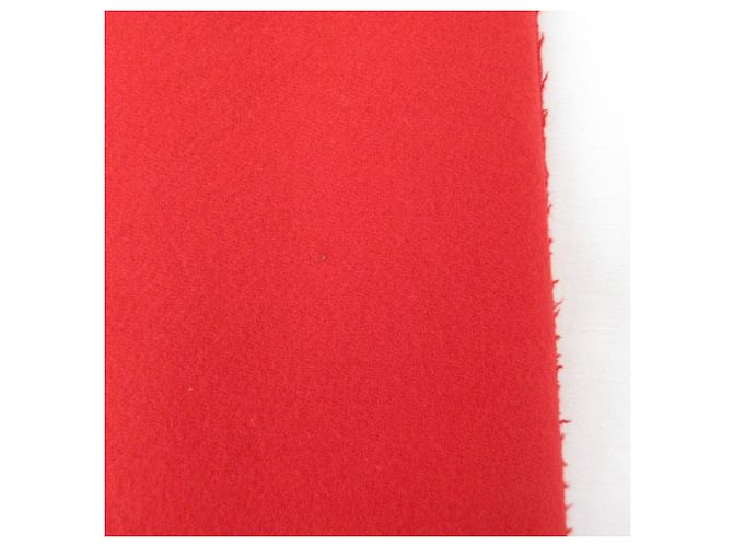 Autre Marque Falda larga de lana Melton BLAMINK Roja - vista 3