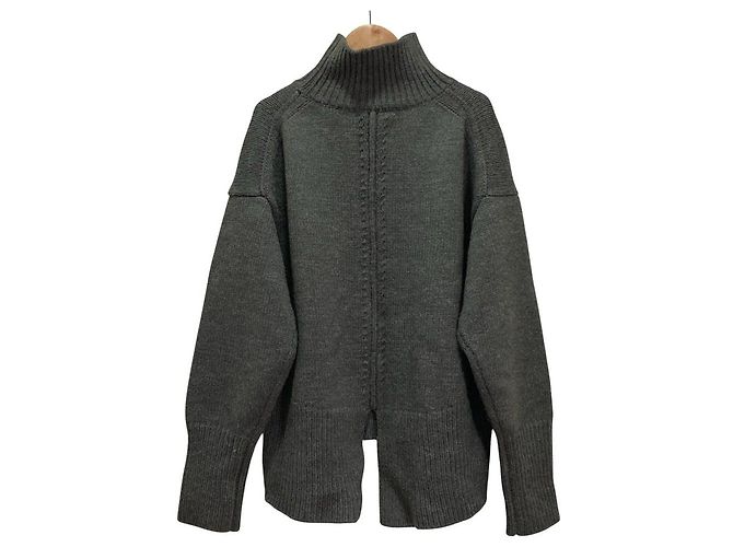 Autre Marque ADAM ET ROPE Strickpullover mit Rollkragen und Rückenschlitz Braun - Ansicht 2
