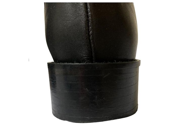 Autre Marque Fabio Rusconi Schnürstiefel mit seitlichem Reißverschluss Schwarz - Ansicht 13