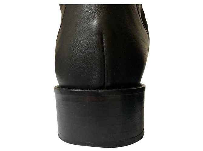 Autre Marque Fabio Rusconi Schnürstiefel mit seitlichem Reißverschluss Schwarz - Ansicht 14