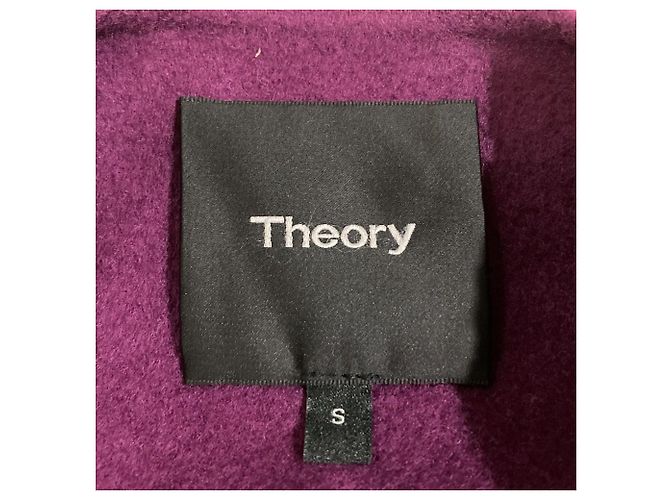 Theory SCARF COAT Abrigo de mezcla de cachemira Púrpura - vista 8