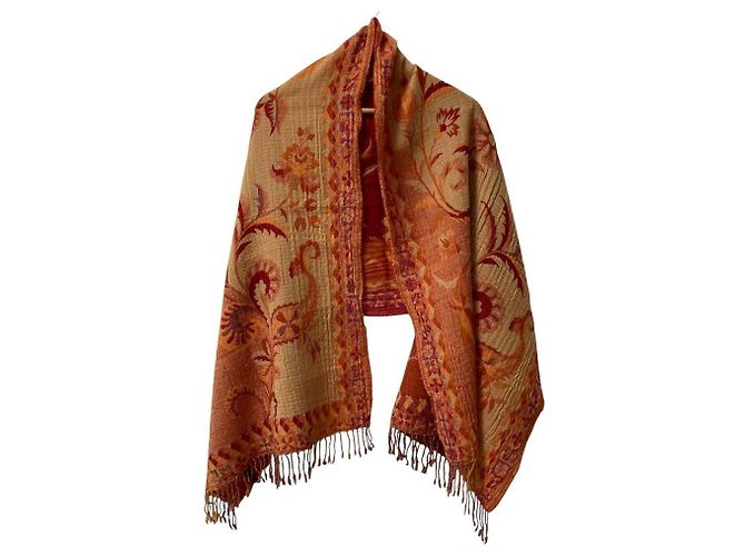Autre Marque Pallas Palace Blumenschal Orange - Ansicht 3