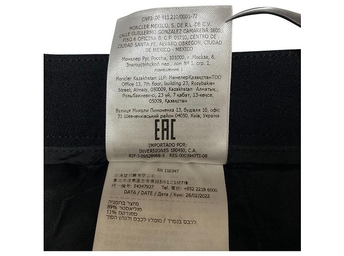 Moncler PANTALONE Pants Schwarz - Ansicht 8