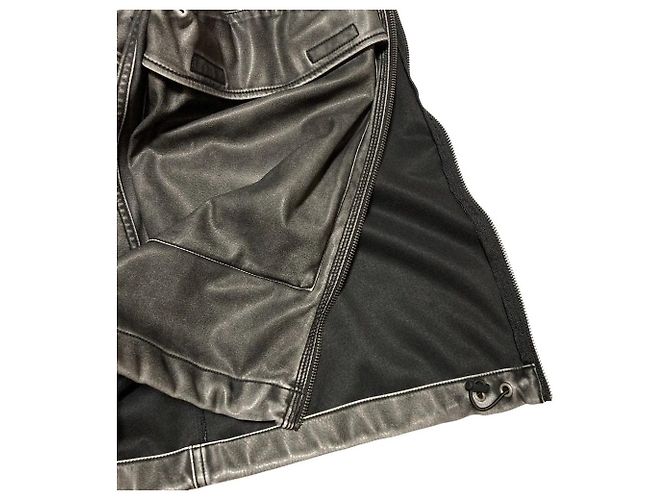 Autre Marque Falda de cuero ecológico DIESEL O-DYSSEY-P1 Castaño - vista 15