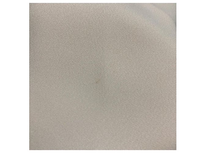 Abito in crepe a maniche corte Miu Miu Beige - vista 18