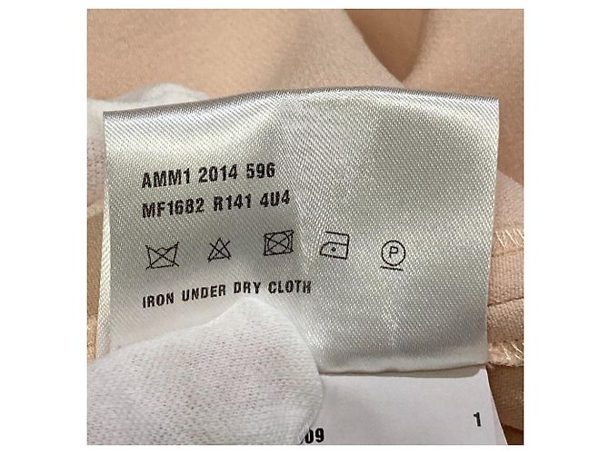Abito in crepe a maniche corte Miu Miu Beige - vista 7