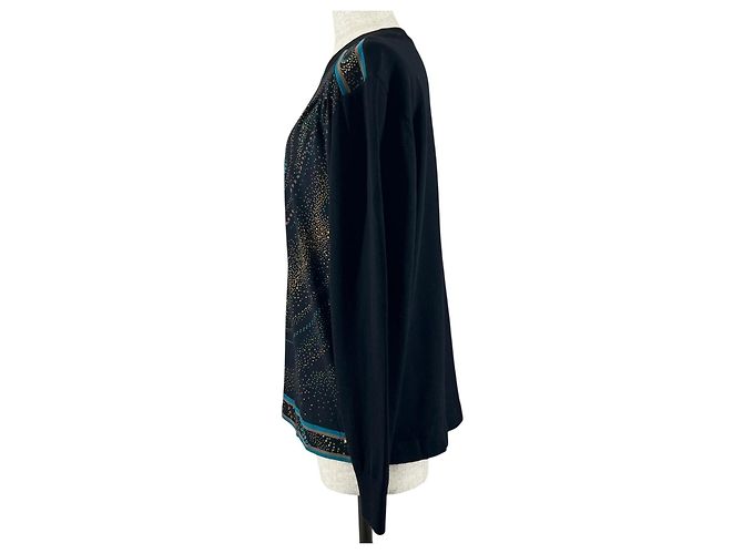 LEONARD FASHION Wollseiden-Pullover Mehrfarben - Ansicht 4
