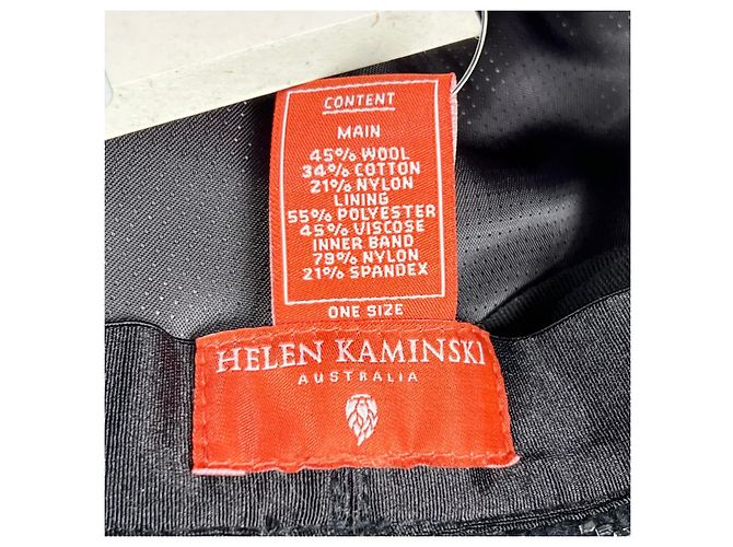 Autre Marque HELEN KAMINSKI ABBEY Woll-Bucket-Hat Schwarz - Ansicht 6