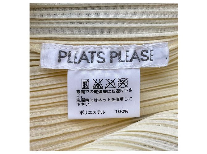 Issey Miyake PLEATS PLEASE Camiseta de poliéster Hibiscus/Fringe Multicolor - vista 6