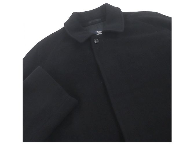 Cappotto Burberry London in lana, angora e visone Nero - vista 2