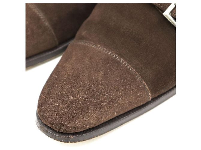 Autre Marque Scarpe Derby in camoscio Enzo Bonafe De Chirico Marrone - vista 2