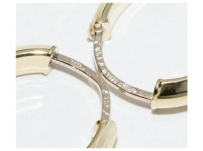 Autre Marque LuxUness Au750 Gold Ohrringe Golden - Ansicht 4
