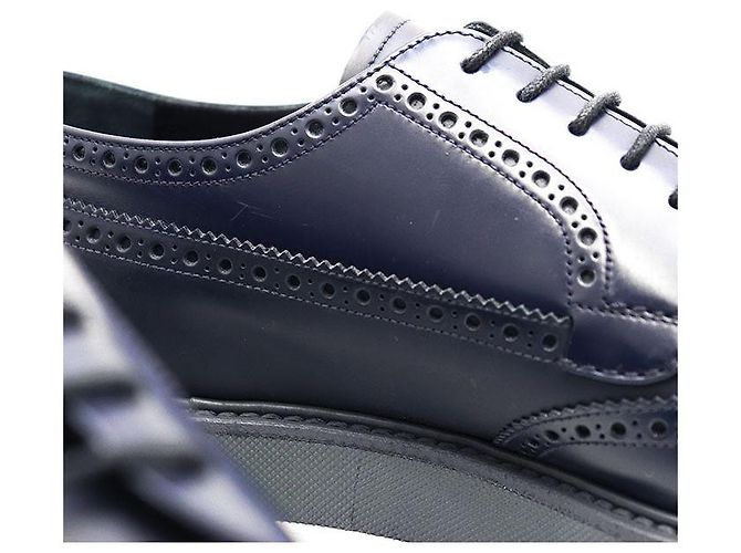 Sapatos Derby em couro Prada Azul - vista 15