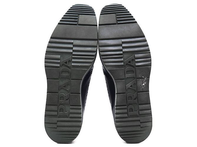 Sapatos Derby em couro Prada Azul - vista 9