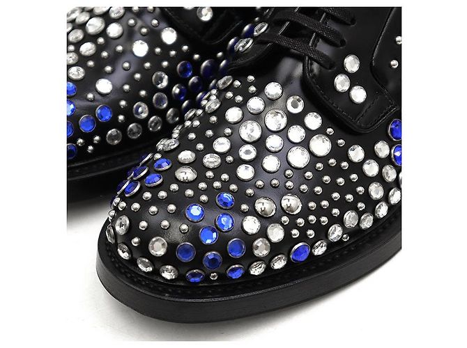 Prada Chunky Derby-Schuhe aus Leder Schwarz - Ansicht 2