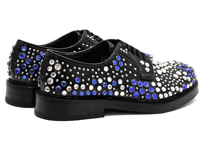 Prada Chunky Derby-Schuhe aus Leder Schwarz - Ansicht 7