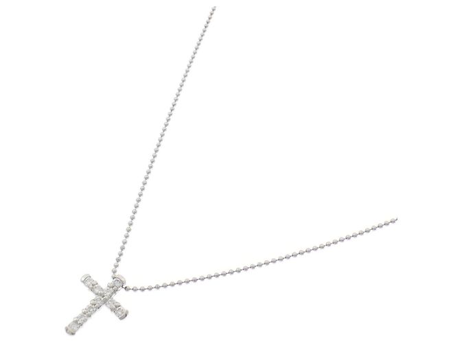 Autre Marque Collar de diamantes PT900 PT850 Plata - vista 2