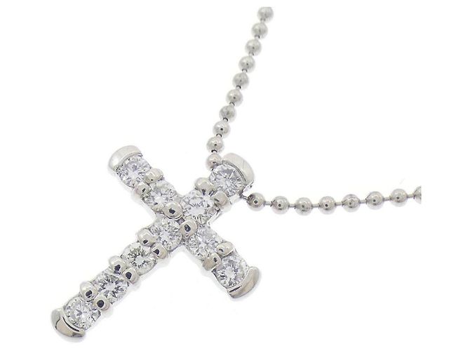 Autre Marque Collar de diamantes PT900 PT850 Plata - vista 3