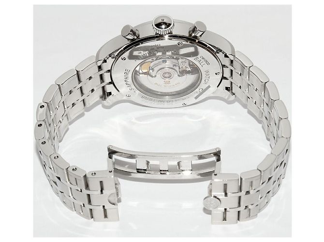 Autre Marque Reloj BALL WATCH Trainmaster Cannonball de acero inoxidable Negro - vista 2