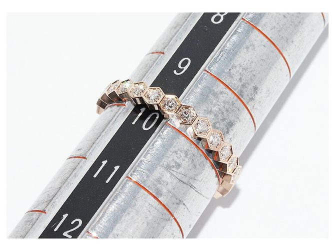 Chaumet Bee My Love Au750 Diamantring Größe 9.5 Pink - Ansicht 2