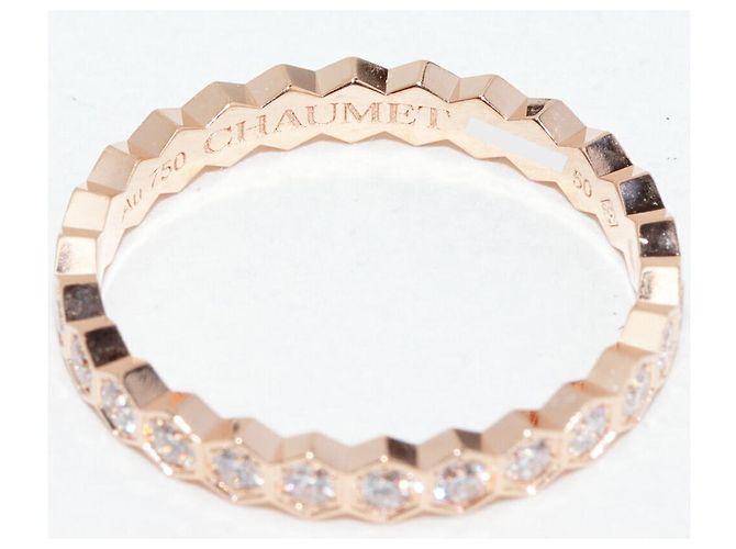 Chaumet Bee My Love Au750 Diamantring Größe 9.5 Pink - Ansicht 4
