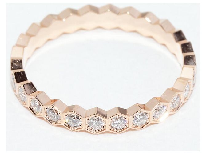 Chaumet Bee My Love Au750 Diamantring Größe 9.5 Pink - Ansicht 5