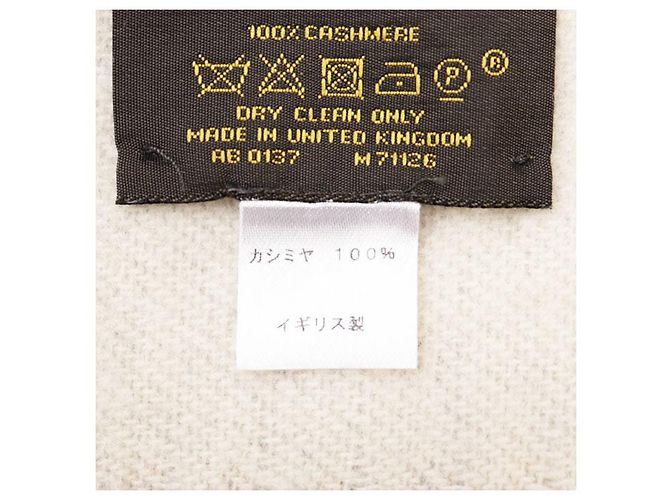 Louis Vuitton Echarpe Reykjavik Cashmere Scarf Crudo - vista 7