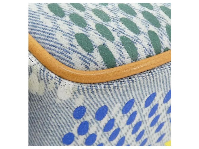 Borsa a tracolla Louis Vuitton LV Burst Damier Denim Multicolore - vista 3