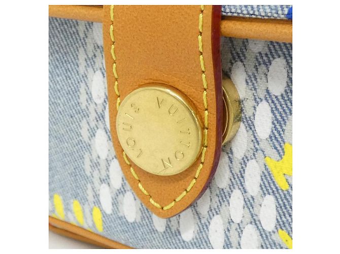 Borsa a tracolla Louis Vuitton LV Burst Damier Denim Multicolore - vista 4