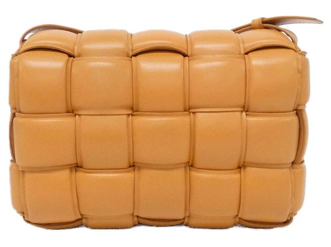 Borsa a tracolla Bottega Veneta in pelle di agnello Beige - vista 2