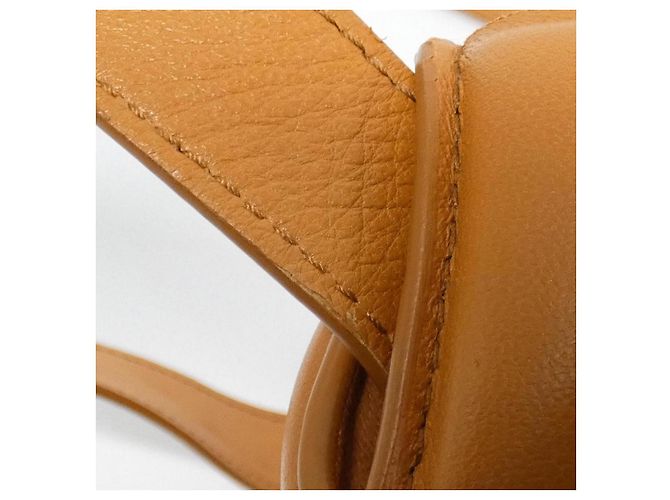 Borsa a tracolla Bottega Veneta in pelle di agnello Beige - vista 8