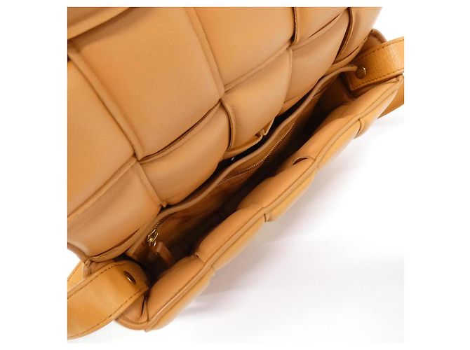 Borsa a tracolla Bottega Veneta in pelle di agnello Beige - vista 9