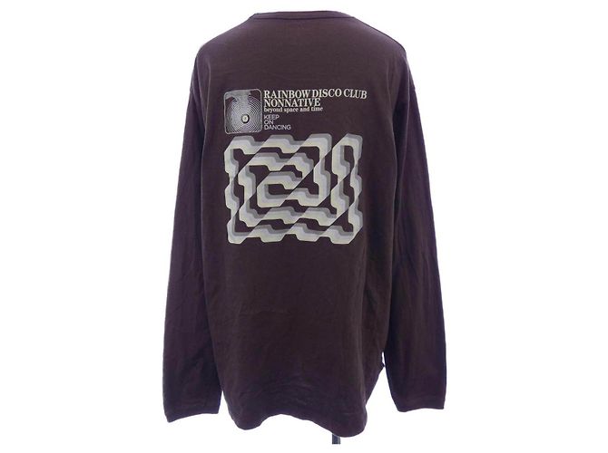 Autre Marque Top nonnative Marrom - vista 2