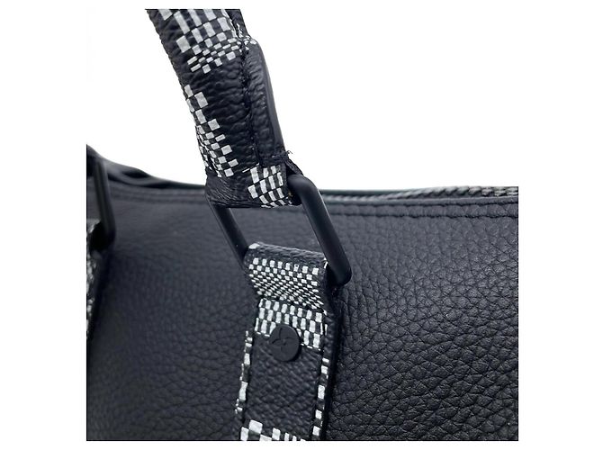 Borsa a tracolla Louis Vuitton Damier Distorted City Keepall XS Nero - vista 7