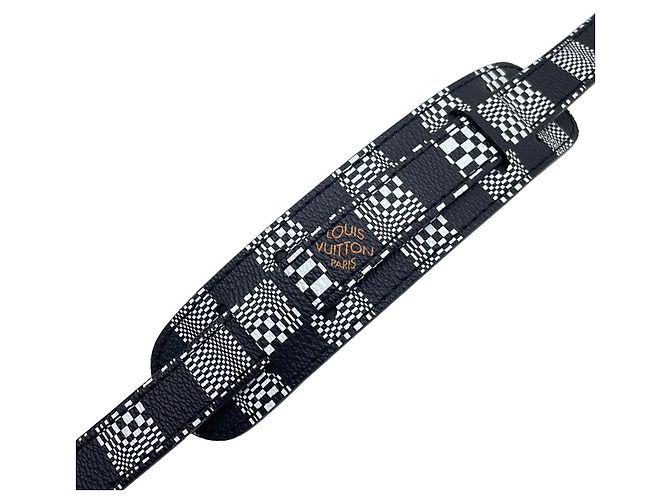 Borsa a tracolla Louis Vuitton Damier Distorted City Keepall XS Nero - vista 8