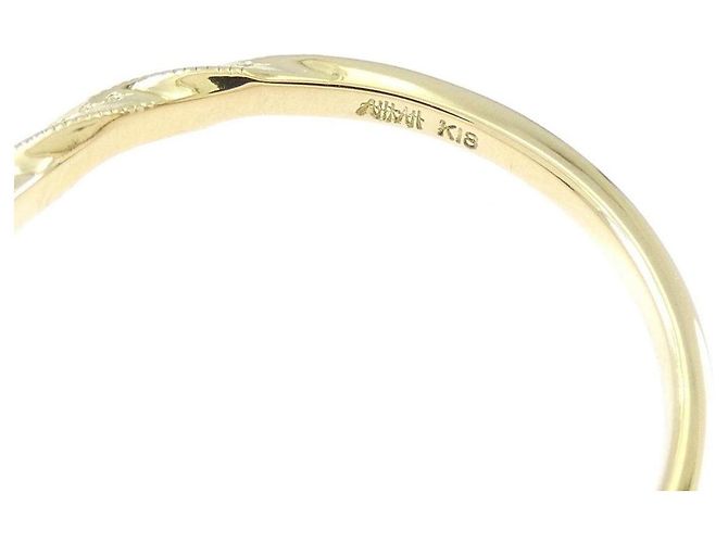 Autre Marque Anello AHKAH Helictite Au750 Diamante D'oro - vista 4