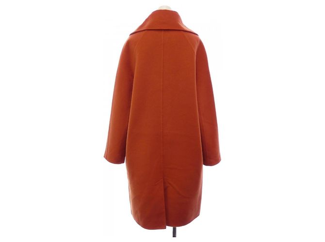 Hermès Cappotto in cashmere Hermes 36 Rosso - vista 2