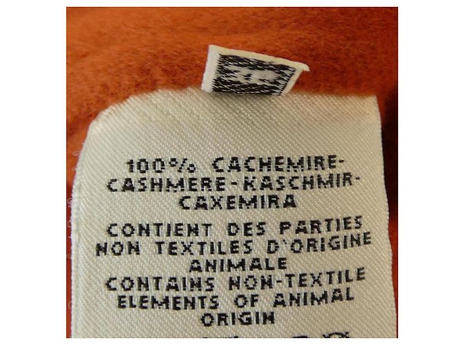 Hermès Cappotto in cashmere Hermes 36 Rosso - vista 3