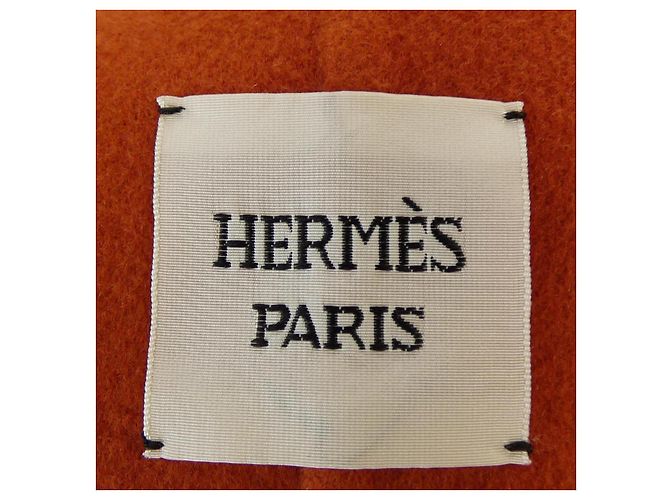 Hermès Cappotto in cashmere Hermes 36 Rosso - vista 4
