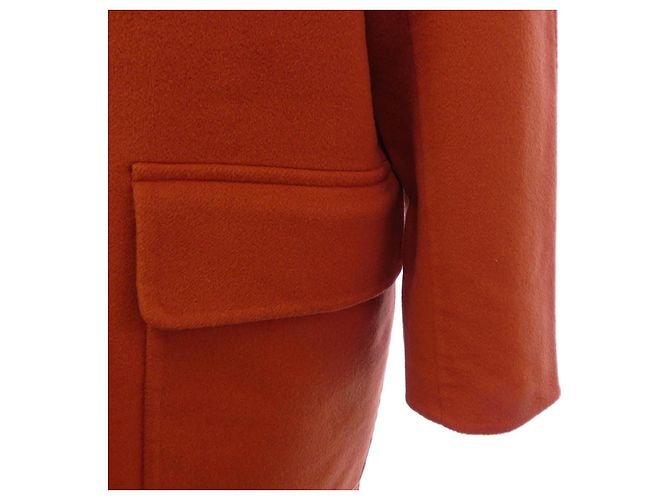 Hermès Cappotto in cashmere Hermes 36 Rosso - vista 6