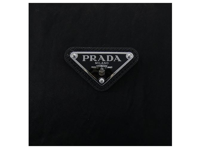Blouson Prada con logo Triangle Nero - vista 7