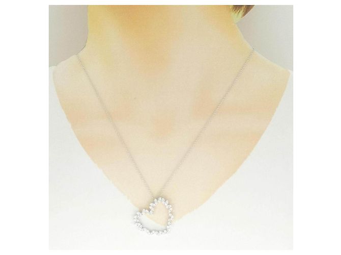Autre Marque Collana Damiani Lumina in oro bianco 750 e diamanti Argento - vista 6