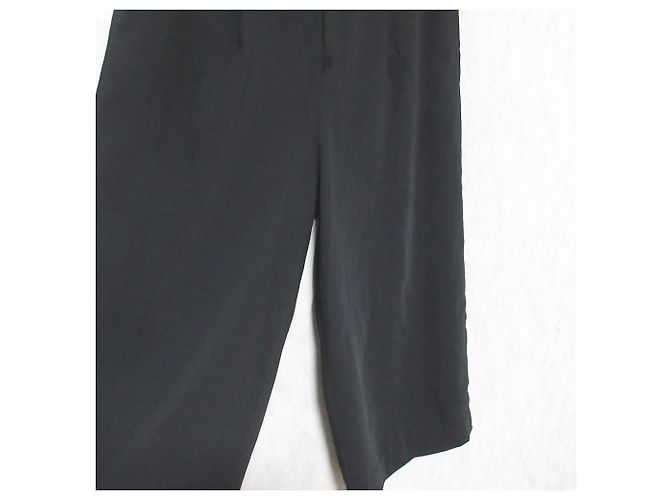 Autre Marque Deuxieme Classe Pantaloni Wide Crop Nero - vista 3