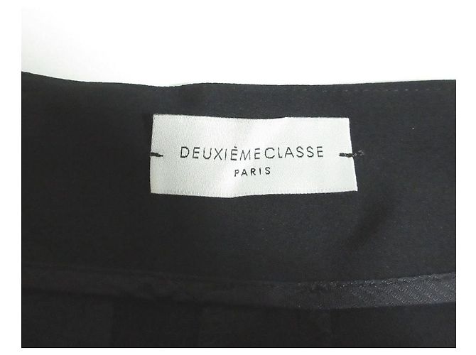 Autre Marque Deuxieme Classe Pantaloni Wide Crop Nero - vista 5
