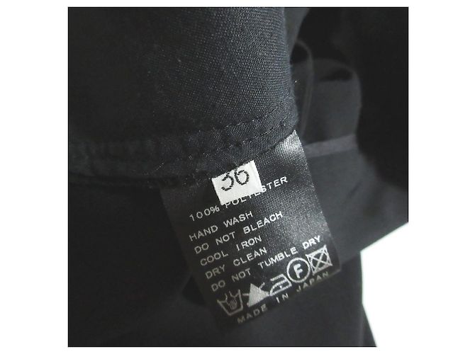 Autre Marque Deuxieme Classe Pantaloni Wide Crop Nero - vista 6