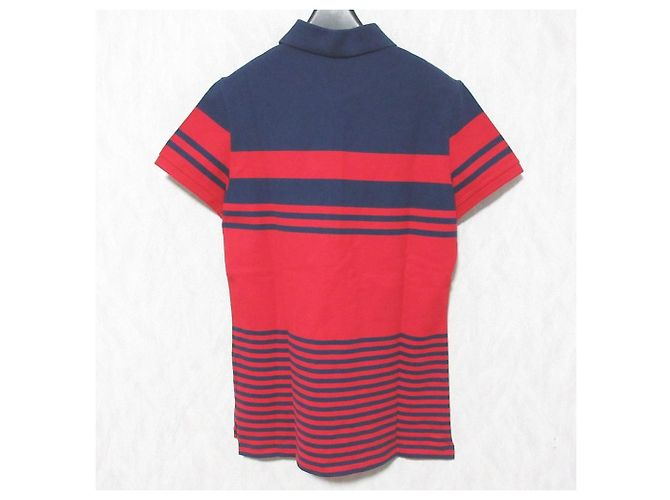 Polo Ralph Lauren de piqué a rayas Roja - vista 2
