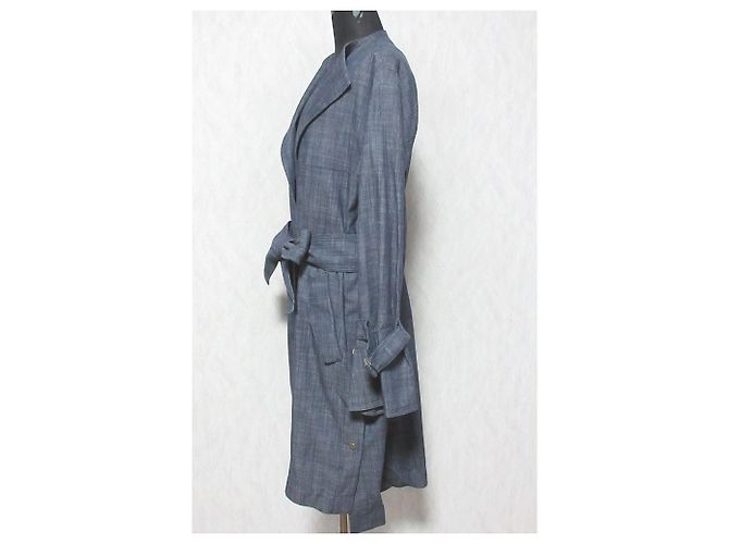 Autre Marque Cappotto in cotone Jiyuku Blu Navy - vista 3
